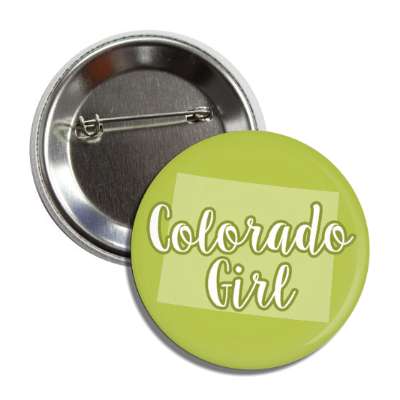 colorado girl us state shape button