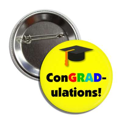 congradulations wordplay congratulations graduate cap congrats joke button