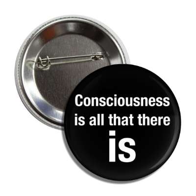 consciousness is all that there is button