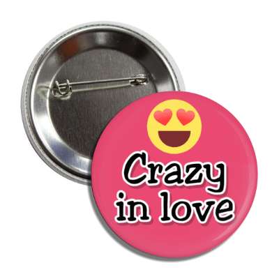 crazy in love heart eye smile face button