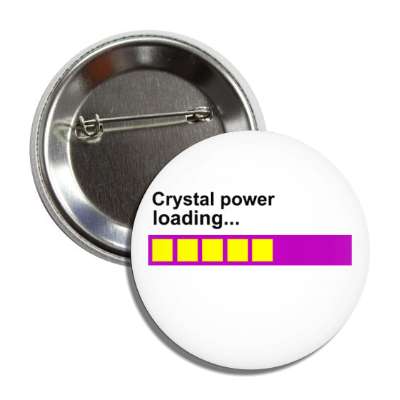 crystal power loading progress bar novelty button