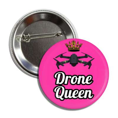 drone queen crown fly button