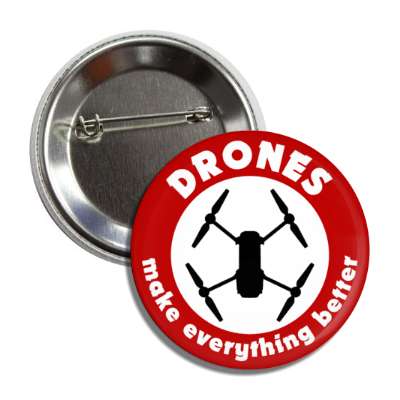 drones make everything better button