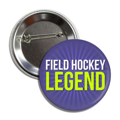 field hockey legend button