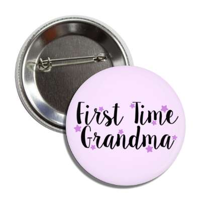 first time grandma stars pale purple button