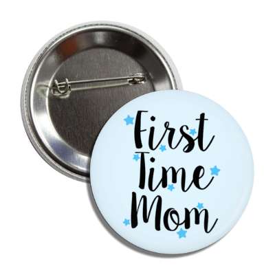 first time mom stars pale blue button