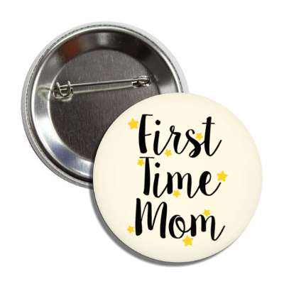 first time mom stars pale yellow button