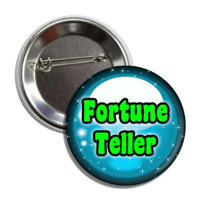 fortune teller ball halloween button