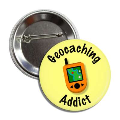 geocaching addict pocket gps button
