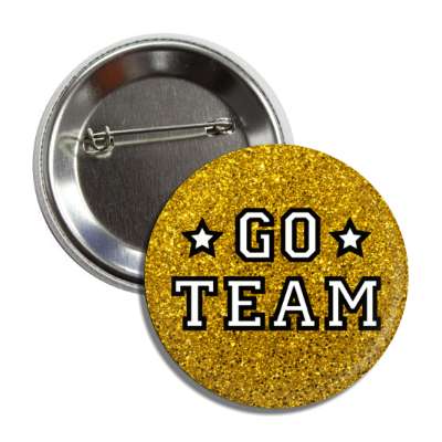 go team pep rally cheerleading stars button