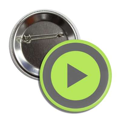 green play symbol playback music movie button