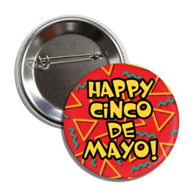 happy cinco de mayo fiesta red button