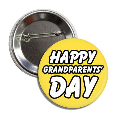 happy grandparents day button