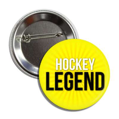 hockey legend button