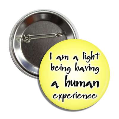 i am a light being having a human experience button