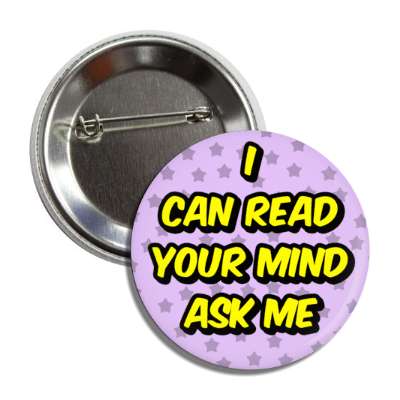 i can read your mind ask me button