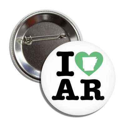 i heart arkansas ar state love button