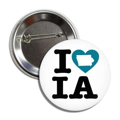 i heart iowa ia state love button