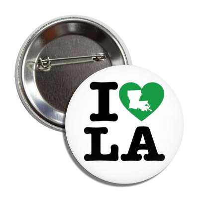 i heart louisiana la state love button