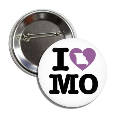 i heart missouri mo state love button