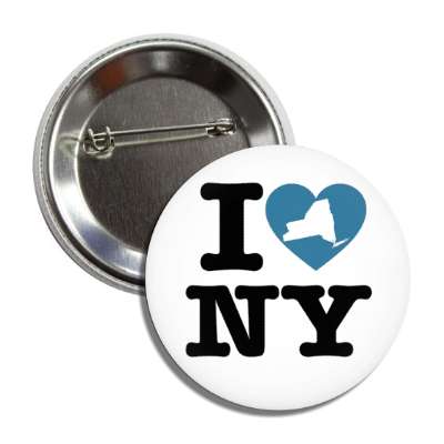 i heart new york ny state love button