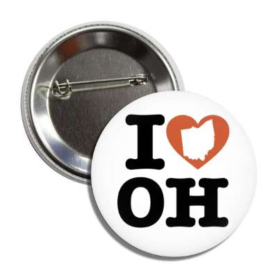 i heart ohio oh state love button