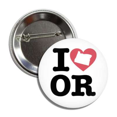 i heart oregon or state love button