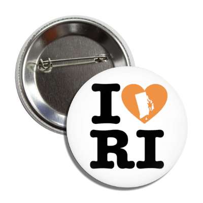i heart rhode island ri state love button