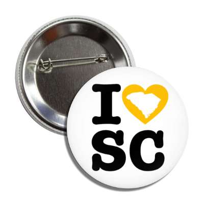 i heart south carolina sc state love button