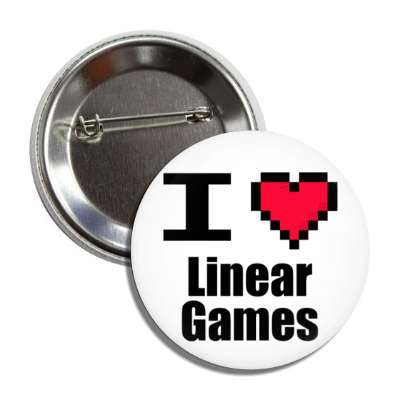 i love linear games pixel heart button