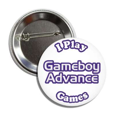 i play game boy advance games nintendo portable button