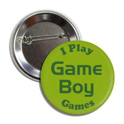 i play game boy games nintendo portable button