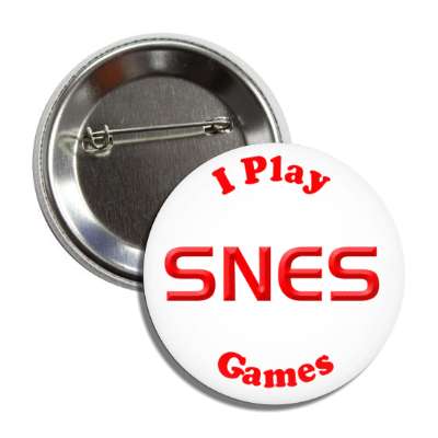 i play snes games super nintendo console button