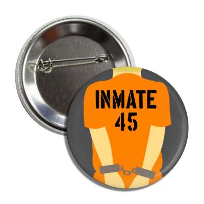 inmate 45 republican president indictment cuffed hands orange jumpsuit button