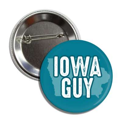 iowa guy us state shape button