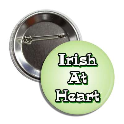 irish at heart button