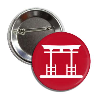 japanese torii gate red button