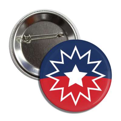 juneteenth flag colors star button