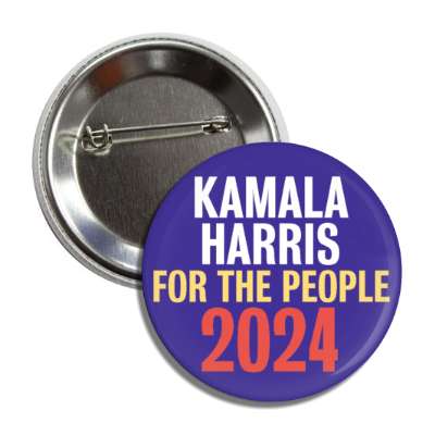 kamala harris for the people 2024 button