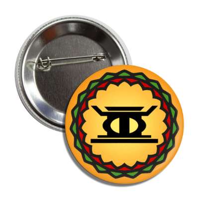 kujichagulia self determination kwanzaa symbol traditional button