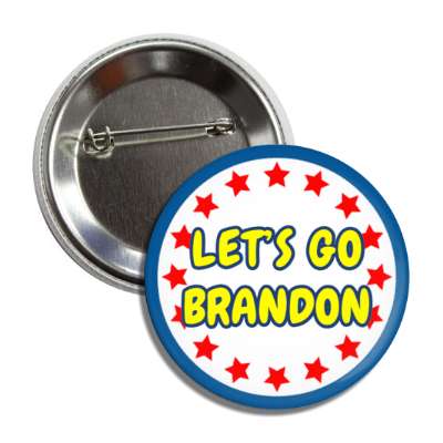 lets go brandon biden novelty red stars circle button