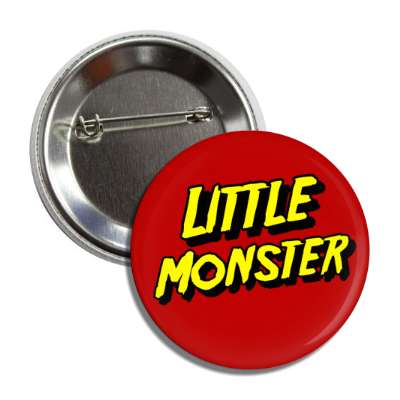 little monster button