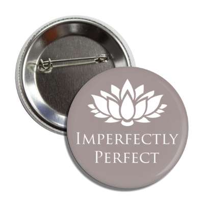 lotus flower imperfectly perfect button