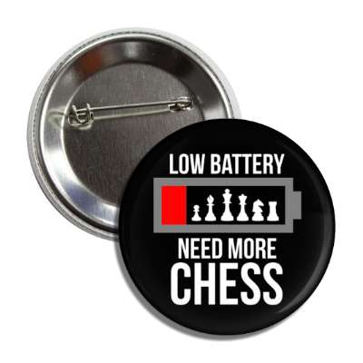 White Rook Chess Piece Button | Wacky Buttons