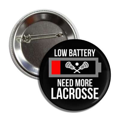low battery need more lacrosse button