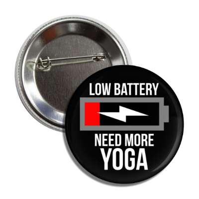 low battery need more yoga button