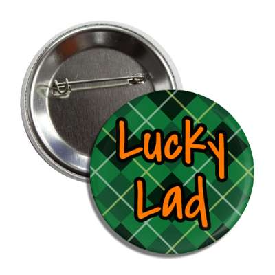 lucky lad irish argyle button