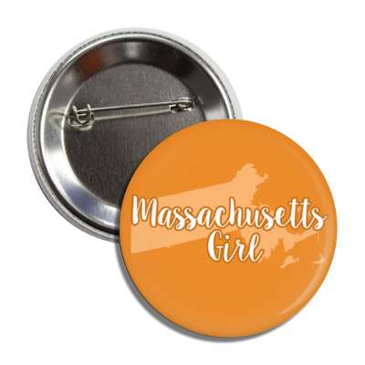 massachusetts girl us state shape button