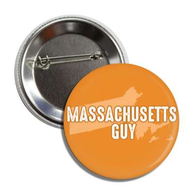 massachusetts guy us state shape button
