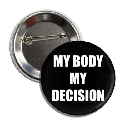 my body my decision button